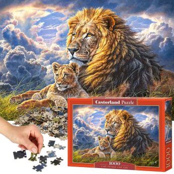 CASTORLAND Jigsaw Puzzle "Lion King" for Children, 1000 pieces