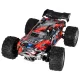 Tālvadības auto WLToys 184008 1:18 4WD bezsuku 60 km/h LED RTR, melns/sarkans