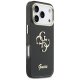 Guess IML 4G Script Metal vāciņš iPhone 17 Pro – melns | Phone Case Cover
