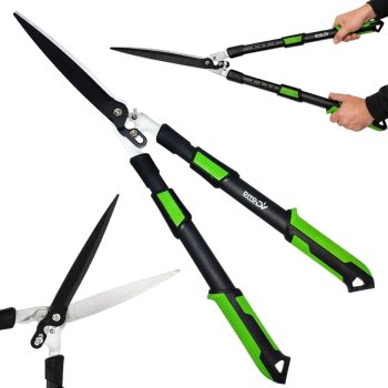 Telescopic Hedge Shears DIVODV 96cm, Black/Green