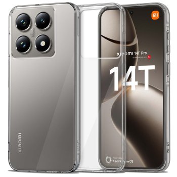 Tech-Protect FlexAir Hybrid vāciņš Xiaomi 14T Pro caurspīdīgs