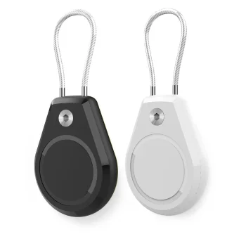 Водонепроницаемый чехол для Apple AirTag со стальным тросиком, 2 шт.,...