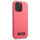 Karl Lagerfeld Silicone Plaque vāciņš priekš iPhone 13 Pro Max, Fuchsia