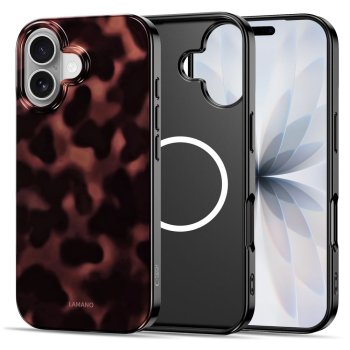 Tech-Protect Lamano MagSafe maciņš iPhone 17 – melns un sarkans | Phone Case Cover