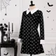 Wednesday Addams Kids Costume / Dress, 125-135 cm