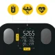 4Fizjo 1521 PRO analītiskie svari ar Bluetooth un Wi-Fi, melni