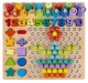 Kruzzel Wooden Bead Mosaic Puzzle for Kids