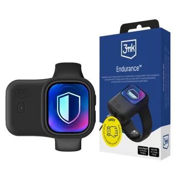 3mk Endurance ārējais akumulators Apple Watch 44/45mm 1200mAh Melns
