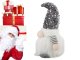 Christmas Tree Gnome with LED Light, 28 cm