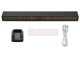 USB RGB LED Light Bar with Sound Reaction, 18 Modes, Black