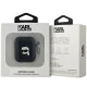 Чехол Karl Lagerfeld для AirPods 1 / 2 Monogram Karl Head, черный