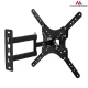 Maclean MC-759 Universal TV / Monitor Wall Mount, 13-60\", up to 30kg, Black