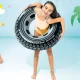 Intex Inflatable Tire Swim Ring Pool Float 91 cm 59252