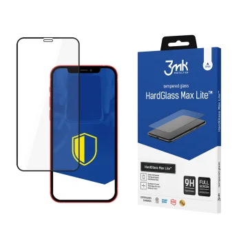 Защитное стекло 3mk HardGlass Max Lite для Apple iPhone 12 Mini, черное