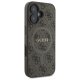 Чехол Guess 4G Ring Classic Logo MagSafe для iPhone 16 - Коричневый