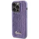 Guess iPhone 15 Pro vāciņš Sequin Script Metal, violets