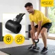 4FIZJO svaru bumbas rokturis hantelei, līdz 45 kg, melns