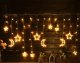 Рождественская Новогодняя Гирлянда Занавес - Звезды + Луна - 138 LED...