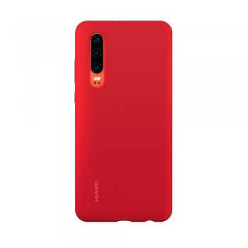 Original Huawei P30 (ELE-L09, ELE-L29) Silicone Protective Case Cover, Red | Telefona Maciņš Vāciņš Apvalks Bampers