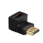 Akyga Adapter Connector Up Angle HDMI Male to HDMI Female, Black | Adapteris