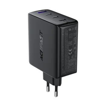 Acefast A94 GaN2 Wall Charger 3x USB-C / USB-A PD 100W - Black