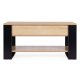 Kafijas galdiņš ar paceļamu virsmu ModernHome 90 cm, ozols sonoma