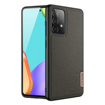 Чехол Dux Ducis Fino с нейлоновым покрытием для Samsung Galaxy A72 4G, зеленый