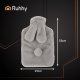 Ruhhy Rubber Hot Water Bottle with Plush Bunny Cover 1.8L 26383