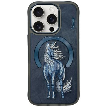 Nimmy iPhone 16 Pro Max vāciņš Magnetic Fantasy Animal MagSafe, zils