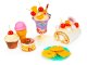 Toy Birthday Cake Cutting Play Food Set for Kids Party 76 Pieces
