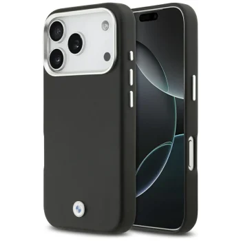 BMW Sign Full Wrapped Metal MagSafe vāciņš iPhone 17 Pro melns