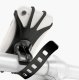 Universal silicone bike phone holder, black