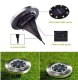 Outdoor Night Garden Floor In-Ground LED Lamps with Solar Battery 12 pcs