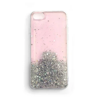 Wozinsky Star Glitter vāciņš Xiaomi Redmi K40 Pro+ / K40 / Poco F3, rozā