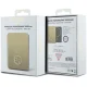 Guess MagSafe bezvadu ārējais akumulators 4G Strassed Metal Logo, 3000mAh, zelta