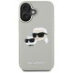 Karl Lagerfeld 3D Rubber Double Heads vāciņš Apple iPhone 16, Bēšs