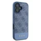 Guess 4G Bottom Stripe Case for Apple iPhone 16, Blue