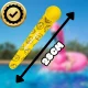 Игрушки для ныряния Bakalu мячики с ручками 52VN PIŁKI, 3 шт.