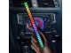 Светодиодная RGB панель USB с реакцией на звук, 18 режимов, черная