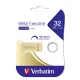 USB-флешка Verbatim Metal Executive 32 ГБ, USB 3.0, золотистая