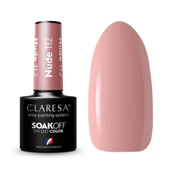 Claresa Nude 112 hibrīda nagu laka, 5 g