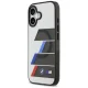 Чехол BMW M IML Metal Buttons Tricolor Lines MagSafe для iPhone 17 Серый