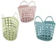 Iepirkumu grozs ērts sēnēm dārzeņiem augļu rokturiem piknikam | Shopping basket handy for mushrooms vegetables...