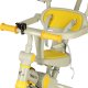 Bērnu Trīsritenis Ratiņi Tricikls TRIKE FIX V4, Pelēks-Dzeltens | Kids Baby Trolley Bike Tricycle Stroller Buggy