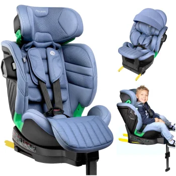 Nukido Shelly grozāms bērnu autosēdeklis 40–150 cm ar ISOFIX un atbalsta kāju