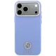 Vāciņš Guess iPhone 18 Pro / 17 Pro ar MagSafe Grained Round Strass, zils