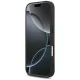 Guess iPhone 17 Pro vāciņš Fixed Glitter Big 4G, melns