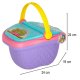 Kids Picnic Basket with Play Fruit and Drinks
