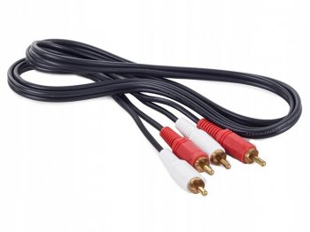 Savienojuma kabelis 2 RCA un 2 RCA, 1,5 m | Connection Cable 2 RCA to 2 RCA Cinch, 1.5 m