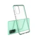 Прозрачный чехол Spring Case для Samsung Galaxy A02s EU с черной рамкой